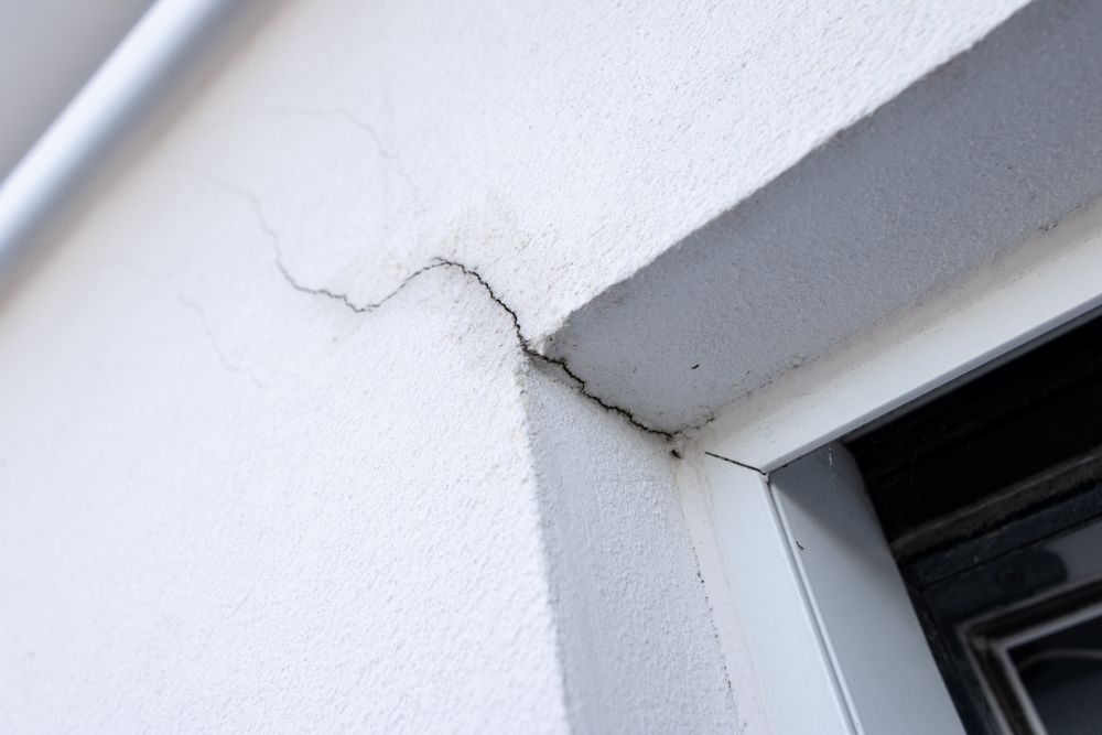 Fissure facade maison artisan couvreur